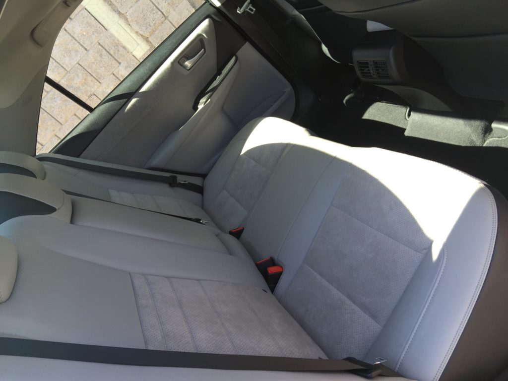 Leather Suede Upholstery in the 2016 Camry 