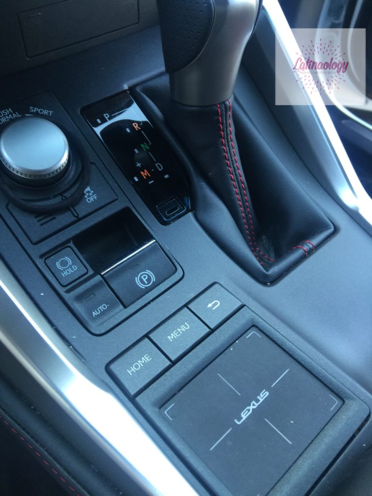Touch Contol pad in the 2016 NX Lexus 200t F Sport 