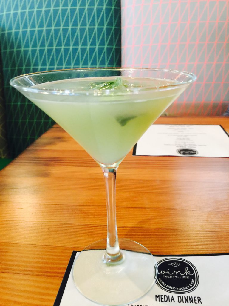Cucumber Basil Martini 