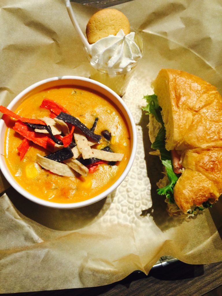 Creamy enchilada soup combo 