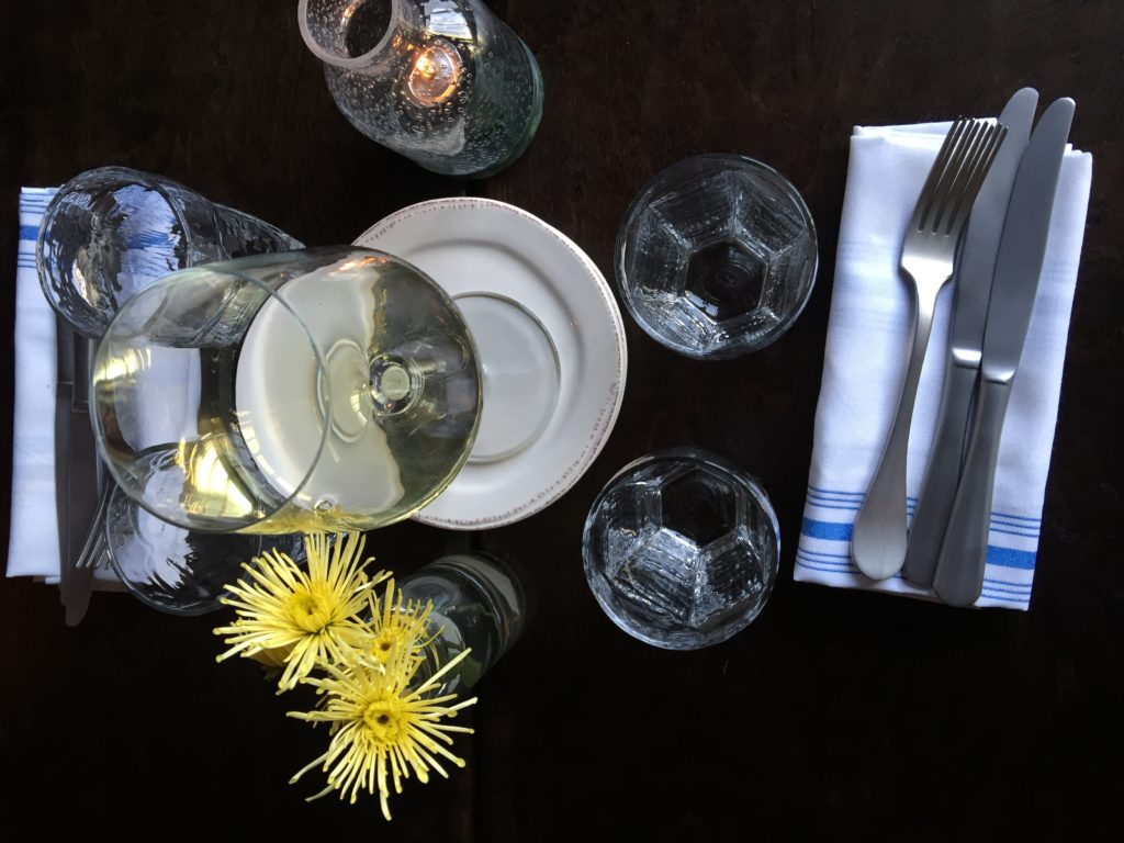 The table is set let the feast begin.