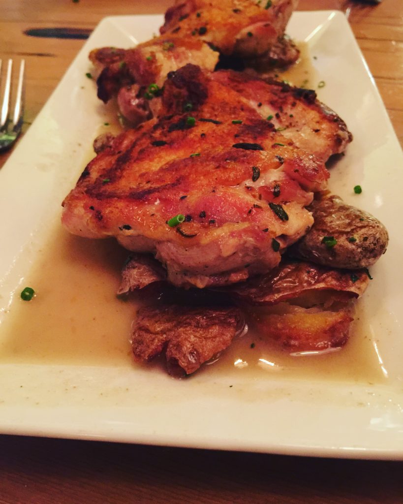 Salty Sow best crisp chicken thighs 